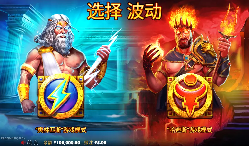 Zeus vs Hades – Gods of War 老虎机评测